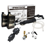 Uflex PROTECH 2.1 Front Mount Tilt OB Hydraulic System - Includes UP28T Helm Pump, Oil, UC128TS-2 Cylinder,  X52 Tilt - No Hoses
