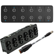 Maretron CKM12 Keypad w/CKM to NMEA 2000 Adapter Cable - 0.2M (Horizontal Orientation)