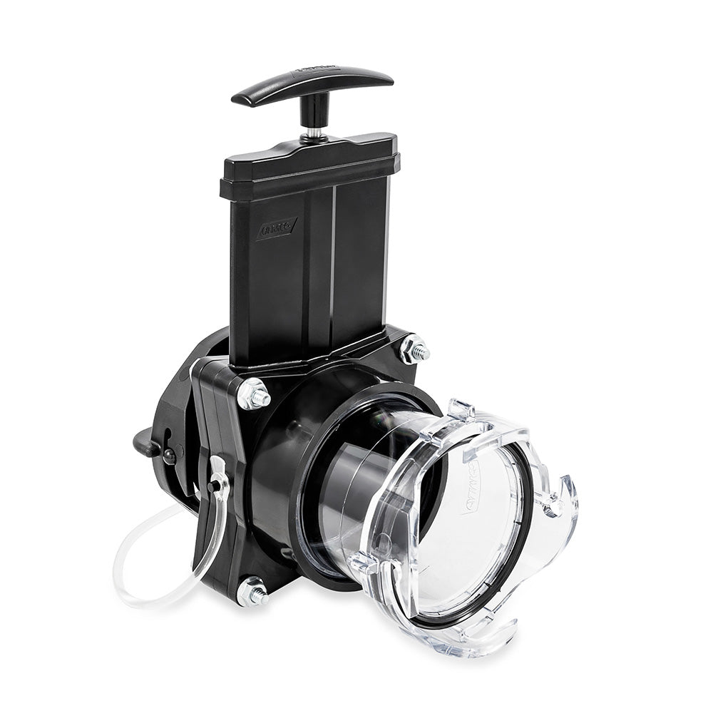 Camco 3" Gate Valve w/3.5" Clear Extension  Cap
