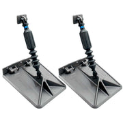 Lectrotab SX 9.5 x 10 Smart Tabs 12-16' Boats w/40lb Actuators - 40-80HP - Gunmetal Grey