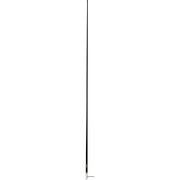 Scout 8' Black VHF Antenna 6dB Heavy Stainless Steel Ferrule w/6M RG-8x Includes PL-259 Heavy Duty Offshore Antenna KS-43