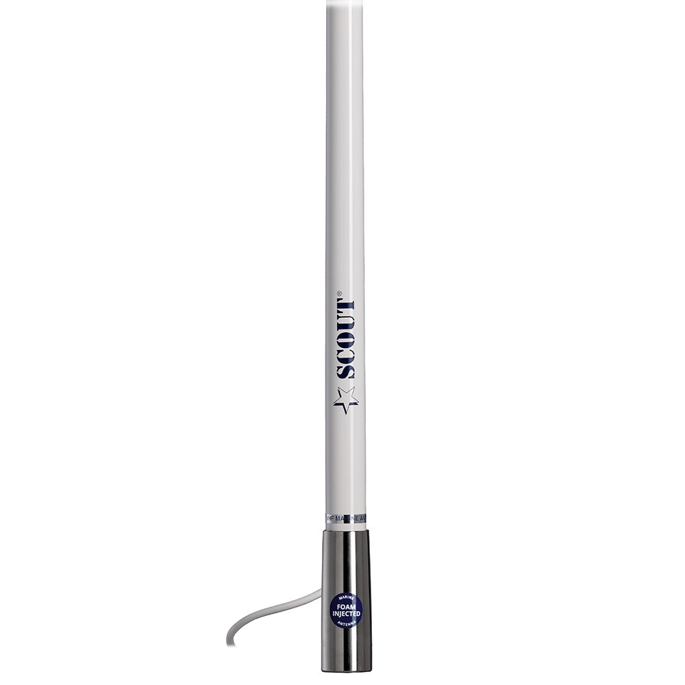 Scout 4' White AM/FM Antenna Fiberglass
