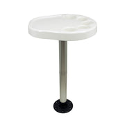 Springfield Party Platter Thread-Lock Surface Mount Table Package - White