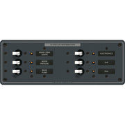 Blue Sea 8096 DC 6 Position Toggle Branch Circuit Breaker Panel - White Switches