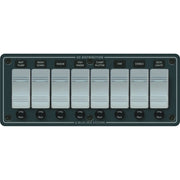 Blue Sea 8261 Waterproof Panel 8 Position - Slate Grey