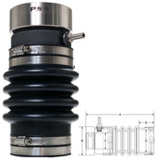 PSS Shaft Seal 2" Shaft 3-1/4" Tube