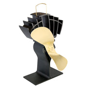 Caframo Ecofan UltrAir 810CA Heat Powered Stove Fan - Gold Blade