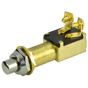 BEP 2-Position SPST Recessed Push Button Switch - OFF/(ON)