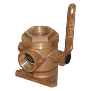 GROCO 1-1/2" Safety Seacock w/1-1/4" Side Port