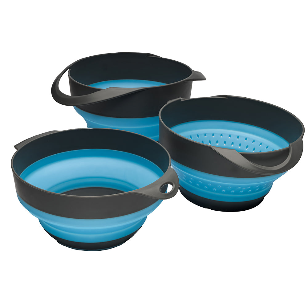 S.O.L. Survive Outdoors Longer Flat Pack Bowls  Strainer Set